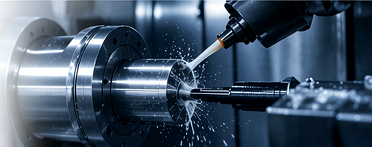 Precision manufacturing close-up